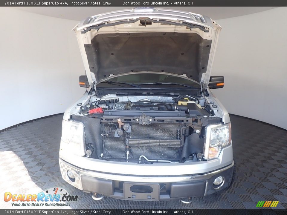 2014 Ford F150 XLT SuperCab 4x4 Ingot Silver / Steel Grey Photo #6