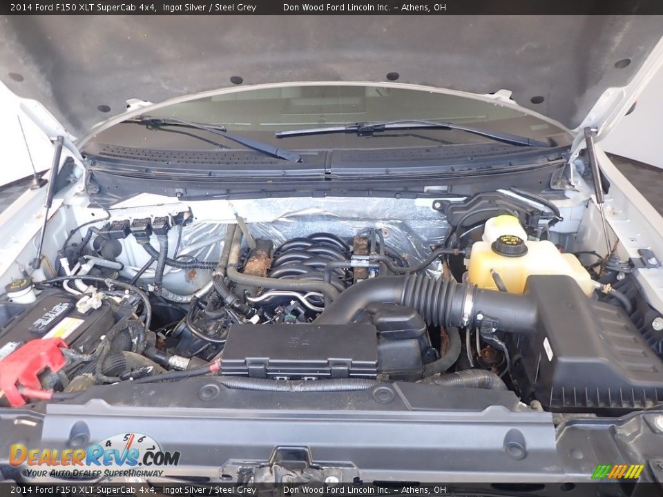 2014 Ford F150 XLT SuperCab 4x4 Ingot Silver / Steel Grey Photo #7