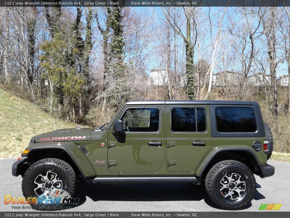 Sarge Green 2021 Jeep Wrangler Unlimited Rubicon 4x4 Photo #1