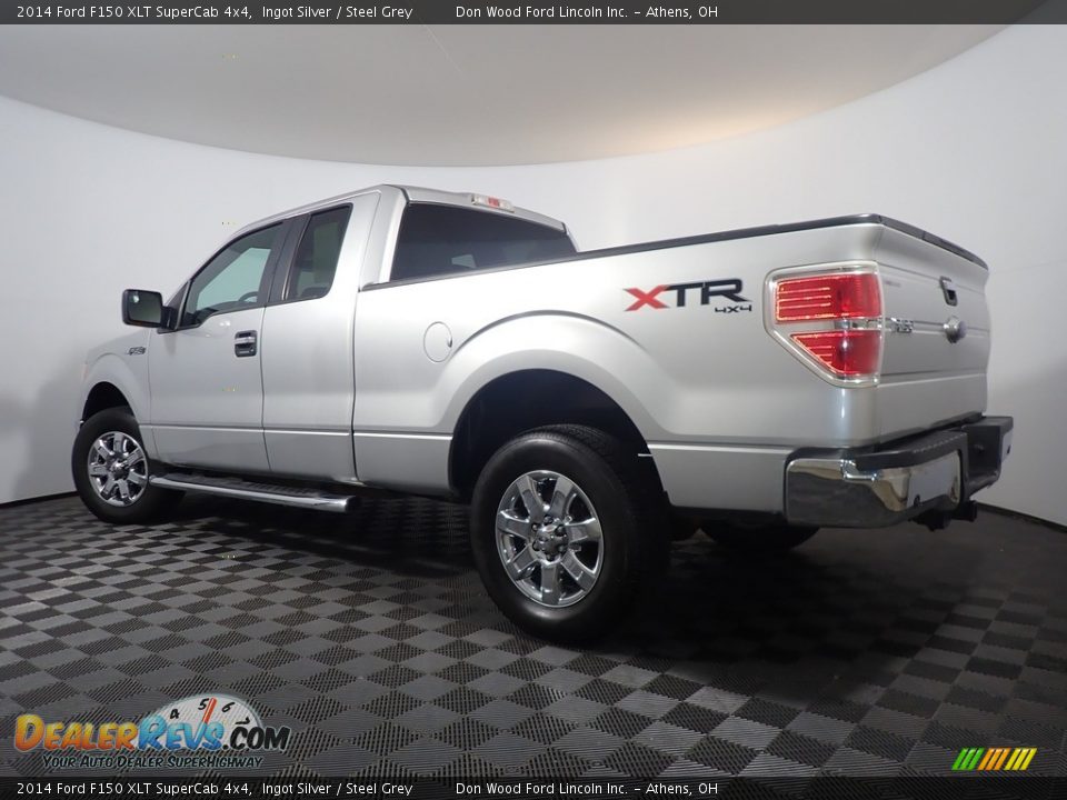 2014 Ford F150 XLT SuperCab 4x4 Ingot Silver / Steel Grey Photo #11