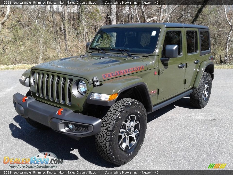 Sarge Green 2021 Jeep Wrangler Unlimited Rubicon 4x4 Photo #2