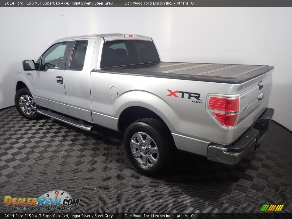 2014 Ford F150 XLT SuperCab 4x4 Ingot Silver / Steel Grey Photo #12