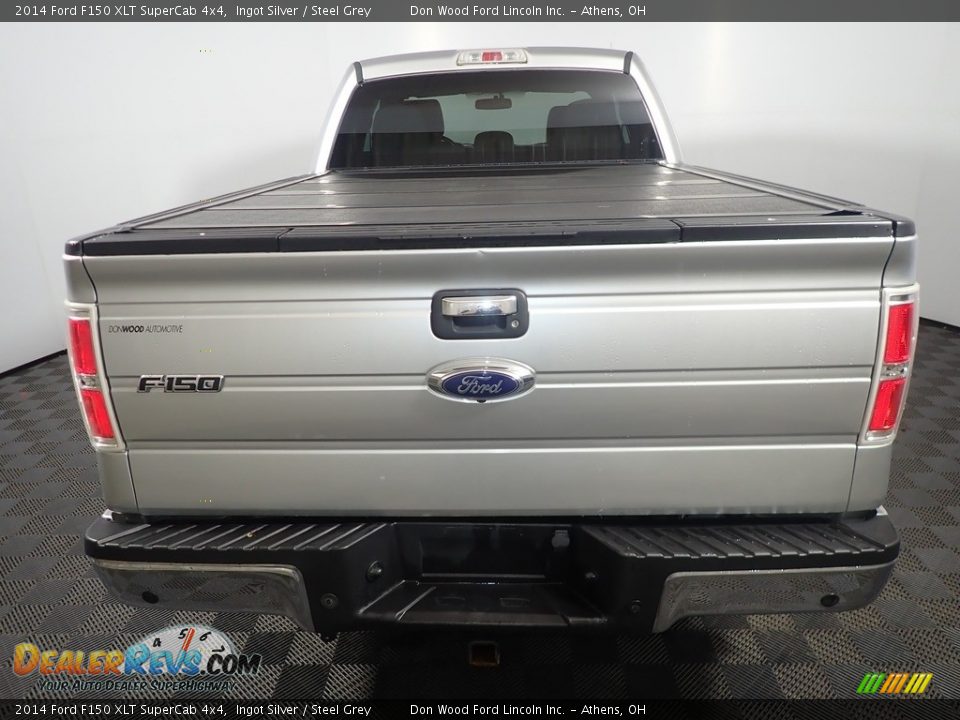 2014 Ford F150 XLT SuperCab 4x4 Ingot Silver / Steel Grey Photo #13