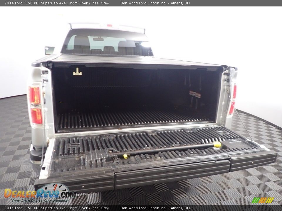 2014 Ford F150 XLT SuperCab 4x4 Ingot Silver / Steel Grey Photo #14