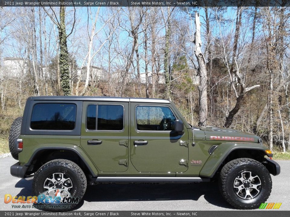 Sarge Green 2021 Jeep Wrangler Unlimited Rubicon 4x4 Photo #5
