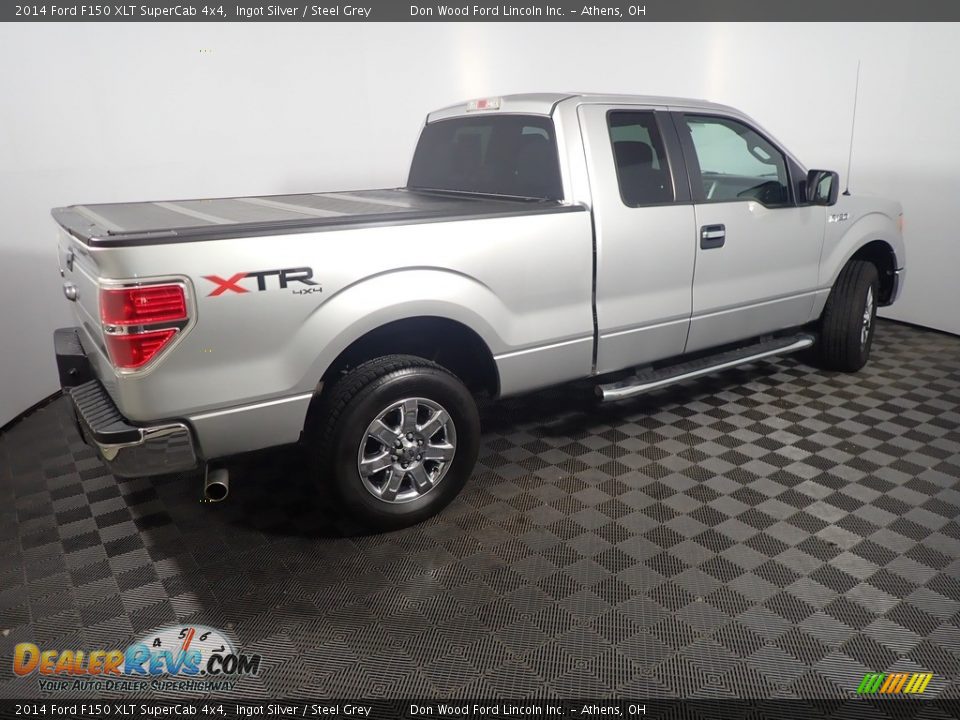 2014 Ford F150 XLT SuperCab 4x4 Ingot Silver / Steel Grey Photo #16