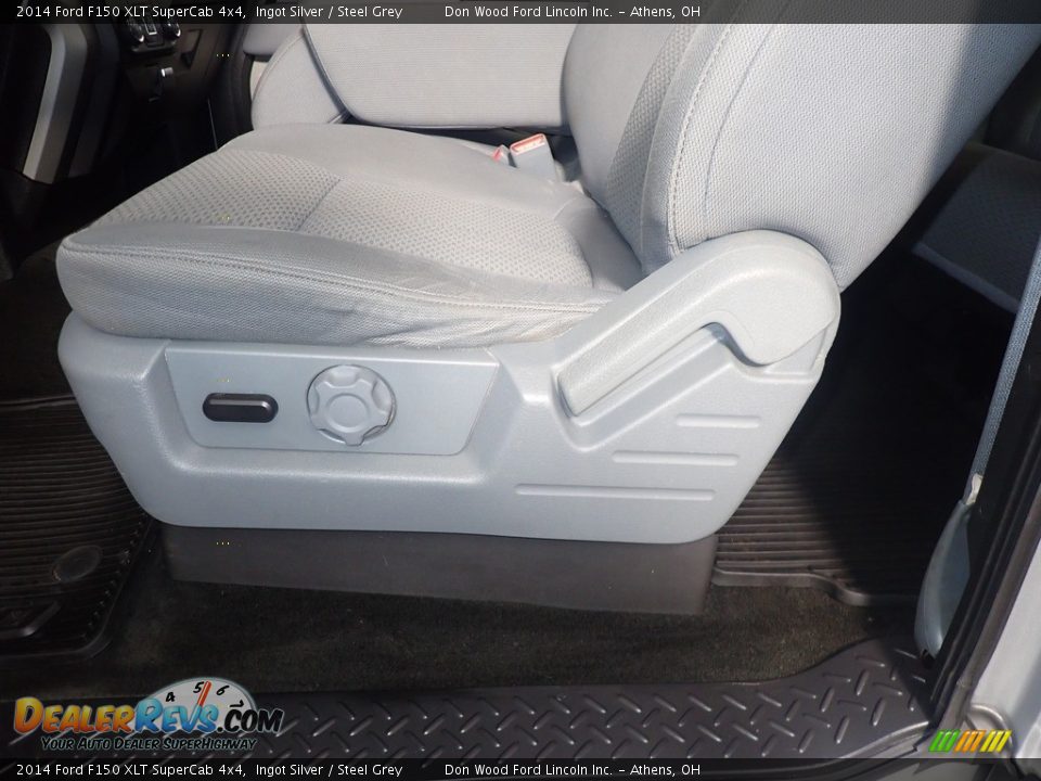 2014 Ford F150 XLT SuperCab 4x4 Ingot Silver / Steel Grey Photo #23