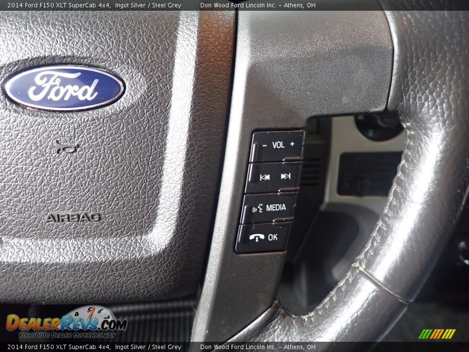 2014 Ford F150 XLT SuperCab 4x4 Ingot Silver / Steel Grey Photo #30