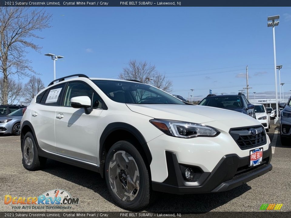 2021 Subaru Crosstrek Limited Crystal White Pearl / Gray Photo #1