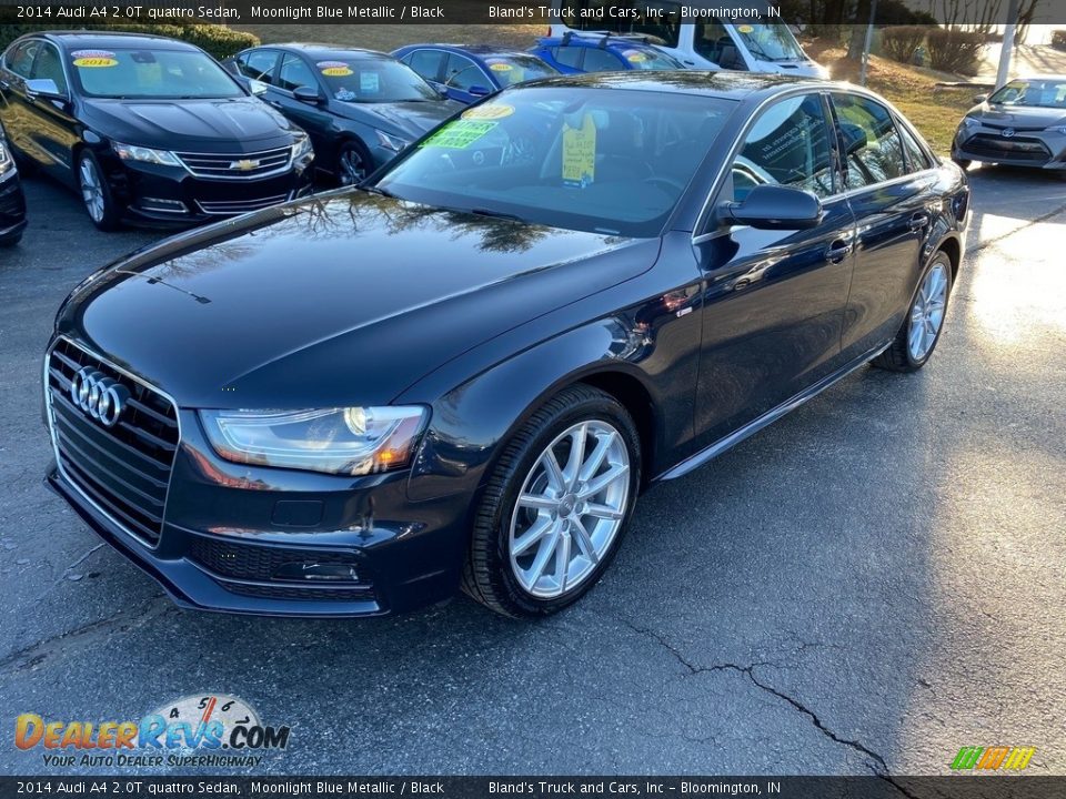 2014 Audi A4 2.0T quattro Sedan Moonlight Blue Metallic / Black Photo #2