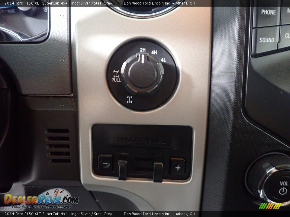 2014 Ford F150 XLT SuperCab 4x4 Ingot Silver / Steel Grey Photo #32