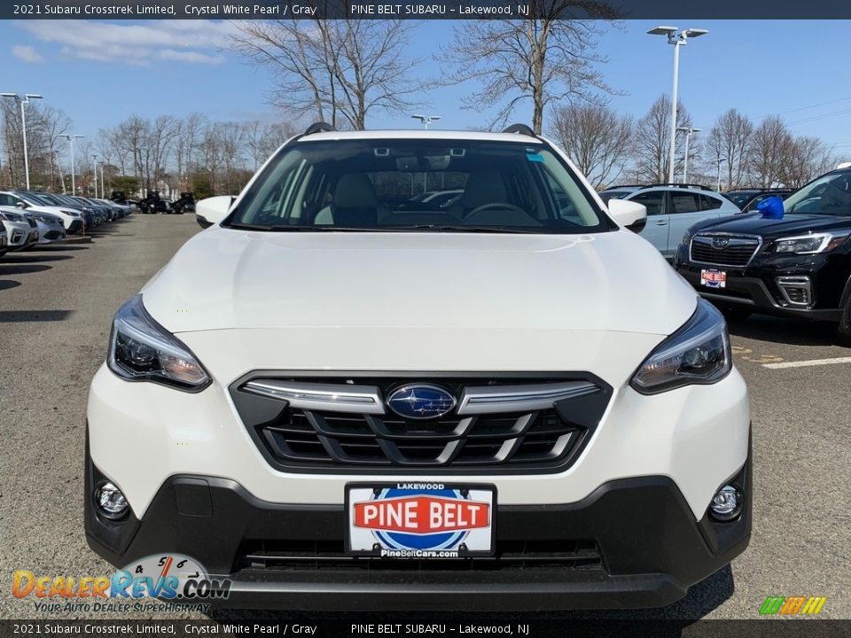 2021 Subaru Crosstrek Limited Crystal White Pearl / Gray Photo #3