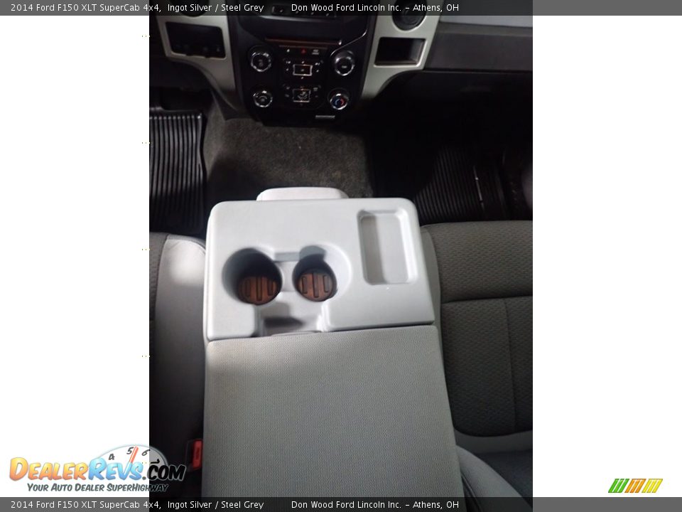 2014 Ford F150 XLT SuperCab 4x4 Ingot Silver / Steel Grey Photo #33