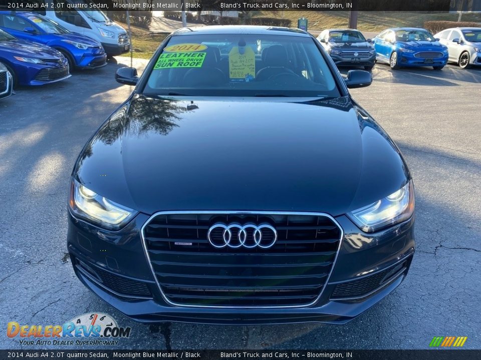 2014 Audi A4 2.0T quattro Sedan Moonlight Blue Metallic / Black Photo #3