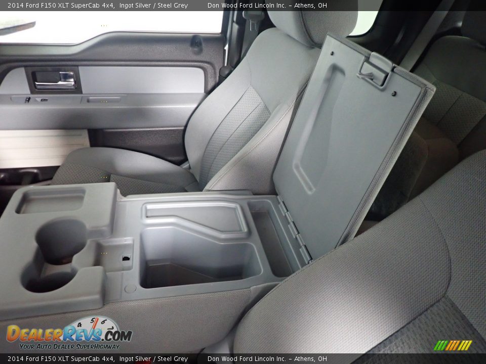 2014 Ford F150 XLT SuperCab 4x4 Ingot Silver / Steel Grey Photo #34
