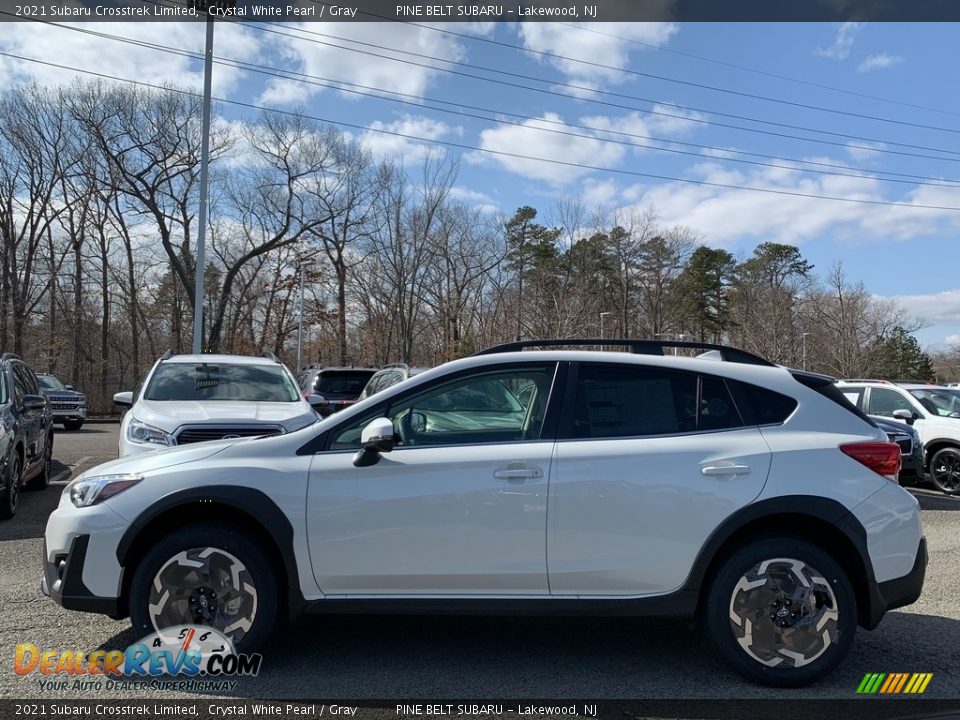 2021 Subaru Crosstrek Limited Crystal White Pearl / Gray Photo #4