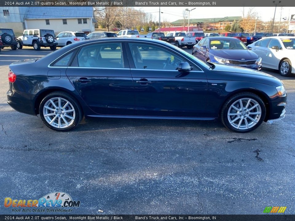 2014 Audi A4 2.0T quattro Sedan Moonlight Blue Metallic / Black Photo #5