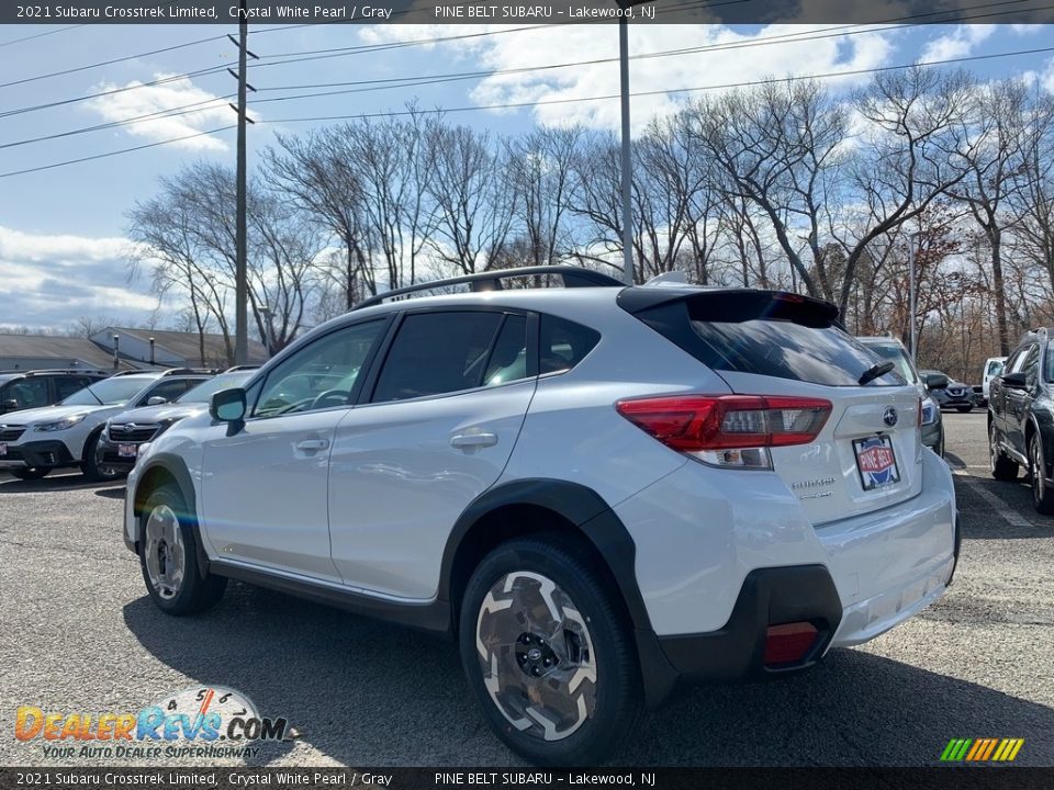 2021 Subaru Crosstrek Limited Crystal White Pearl / Gray Photo #6