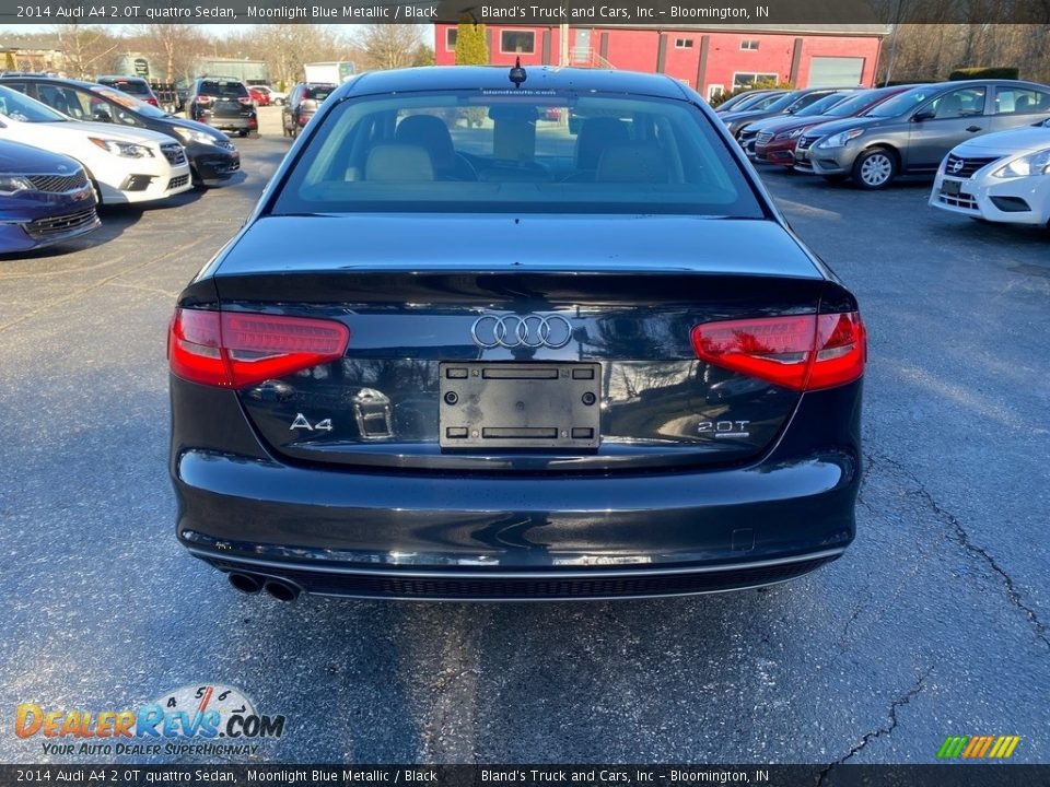 2014 Audi A4 2.0T quattro Sedan Moonlight Blue Metallic / Black Photo #7