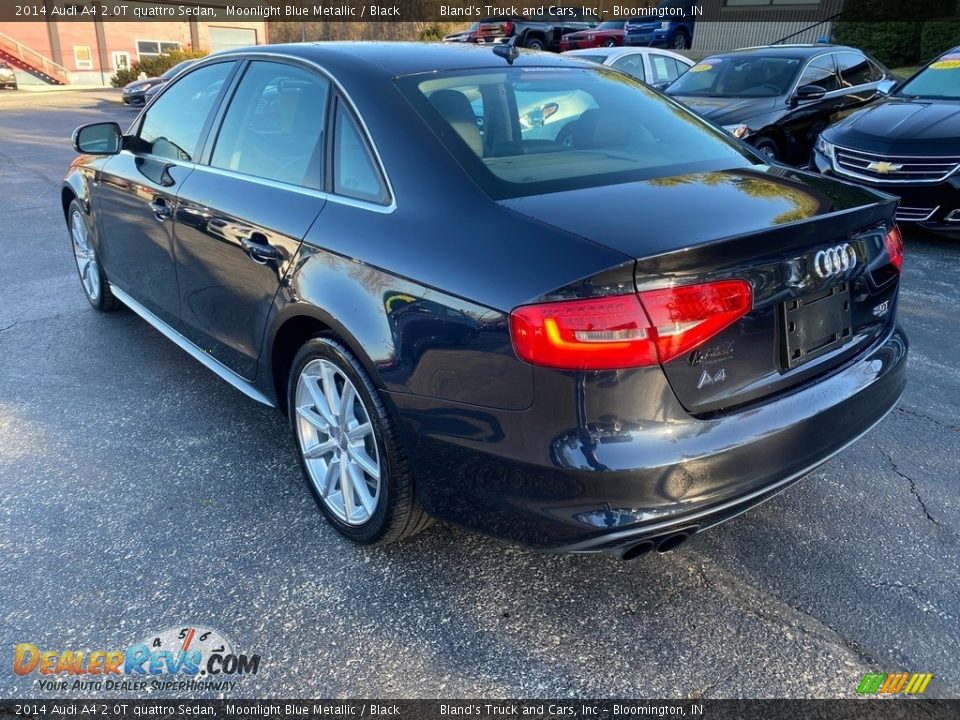 2014 Audi A4 2.0T quattro Sedan Moonlight Blue Metallic / Black Photo #8