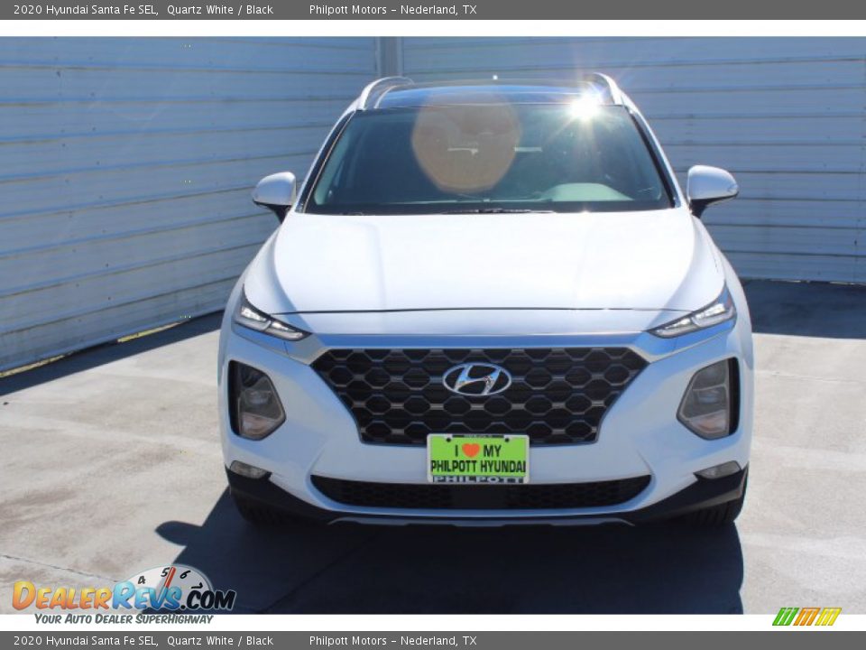 2020 Hyundai Santa Fe SEL Quartz White / Black Photo #3