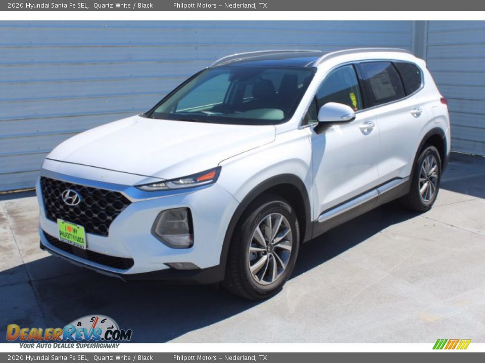 2020 Hyundai Santa Fe SEL Quartz White / Black Photo #4