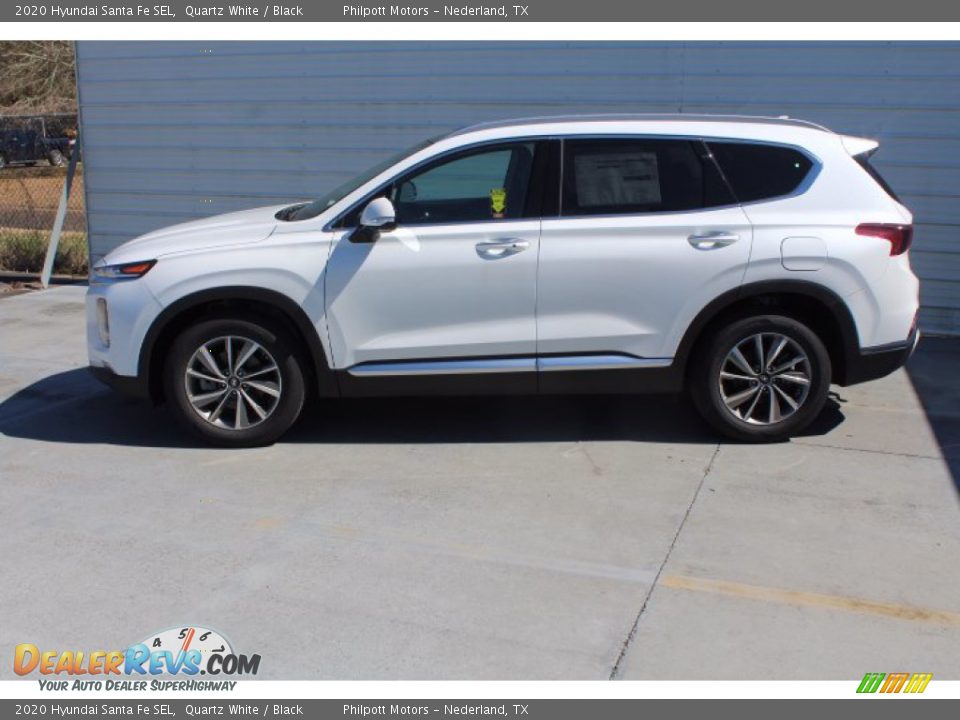 2020 Hyundai Santa Fe SEL Quartz White / Black Photo #5