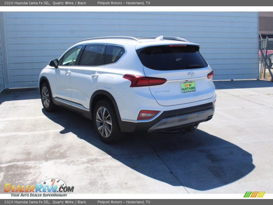 2020 Hyundai Santa Fe SEL Quartz White / Black Photo #6