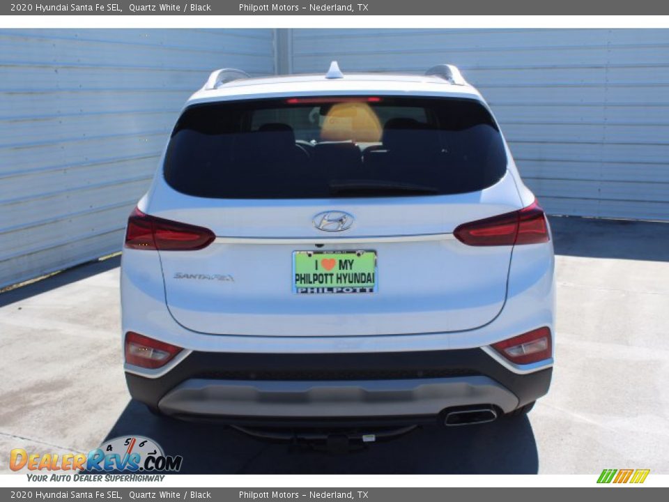 2020 Hyundai Santa Fe SEL Quartz White / Black Photo #7