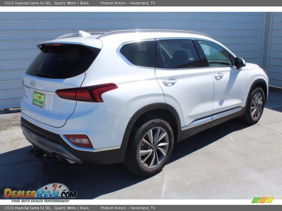 2020 Hyundai Santa Fe SEL Quartz White / Black Photo #8