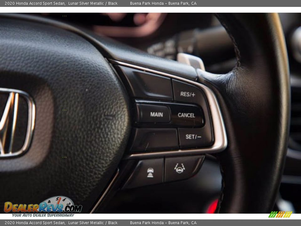 2020 Honda Accord Sport Sedan Lunar Silver Metallic / Black Photo #15