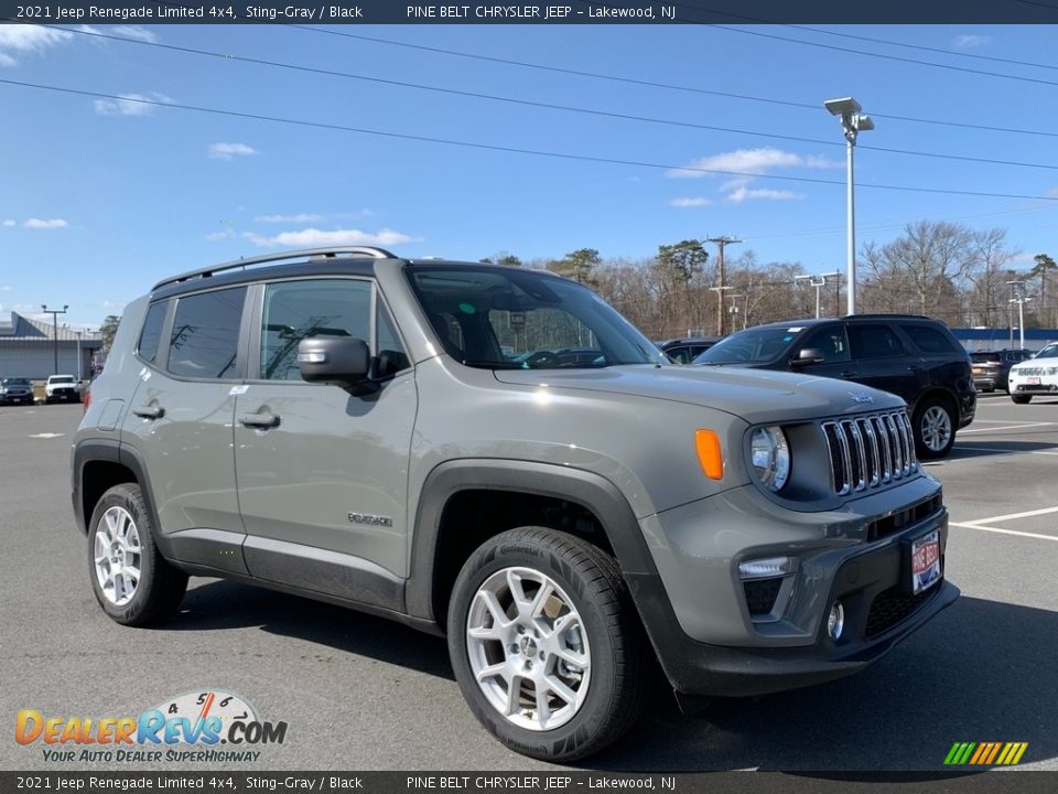 2021 Jeep Renegade Limited 4x4 Sting-Gray / Black Photo #1