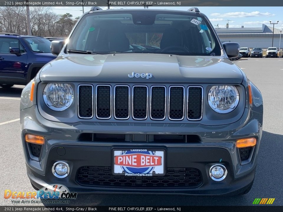 2021 Jeep Renegade Limited 4x4 Sting-Gray / Black Photo #3