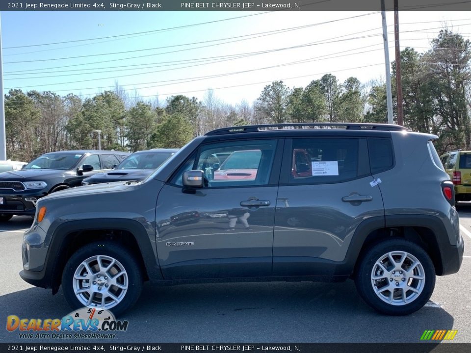 2021 Jeep Renegade Limited 4x4 Sting-Gray / Black Photo #4