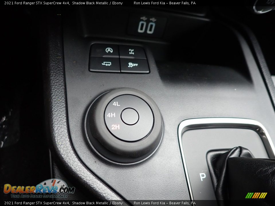 2021 Ford Ranger STX SuperCrew 4x4 Shadow Black Metallic / Ebony Photo #20