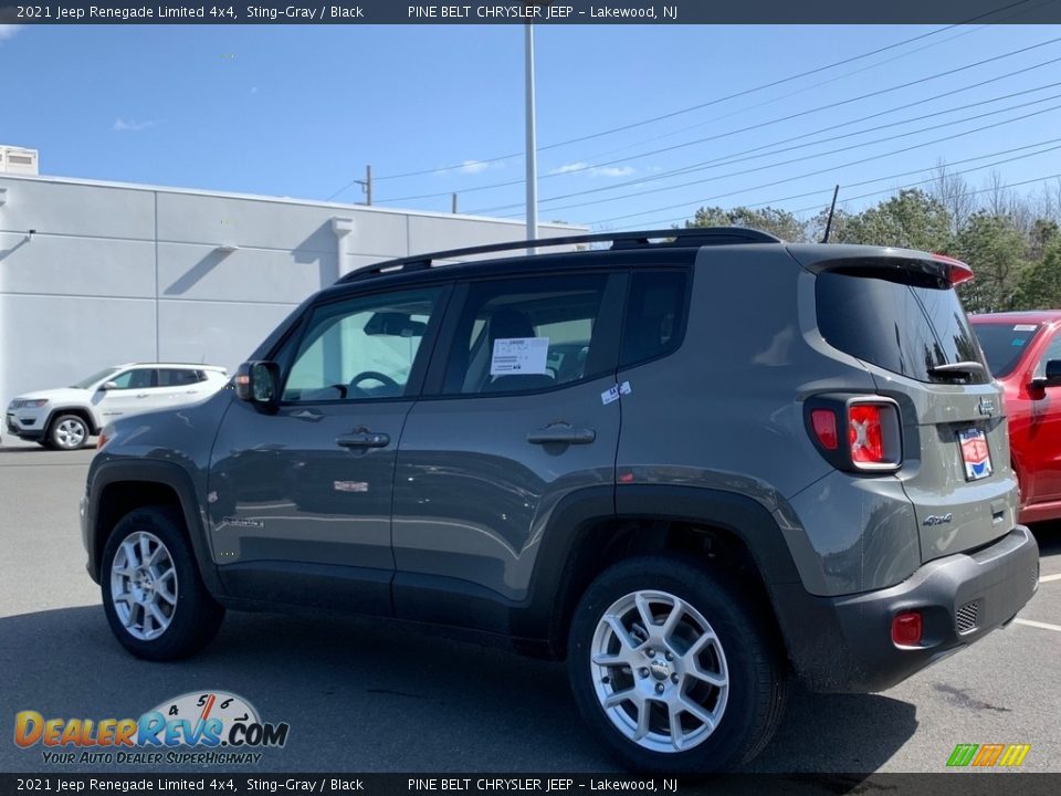 2021 Jeep Renegade Limited 4x4 Sting-Gray / Black Photo #6