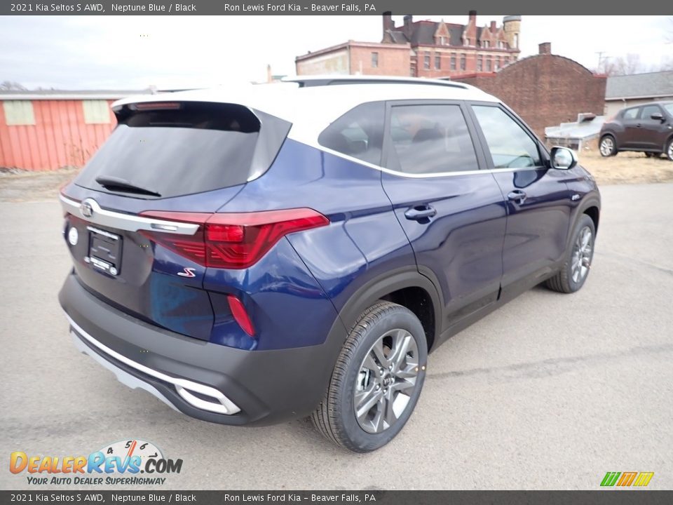 2021 Kia Seltos S AWD Neptune Blue / Black Photo #2