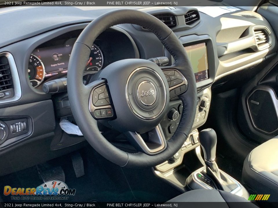 2021 Jeep Renegade Limited 4x4 Sting-Gray / Black Photo #12