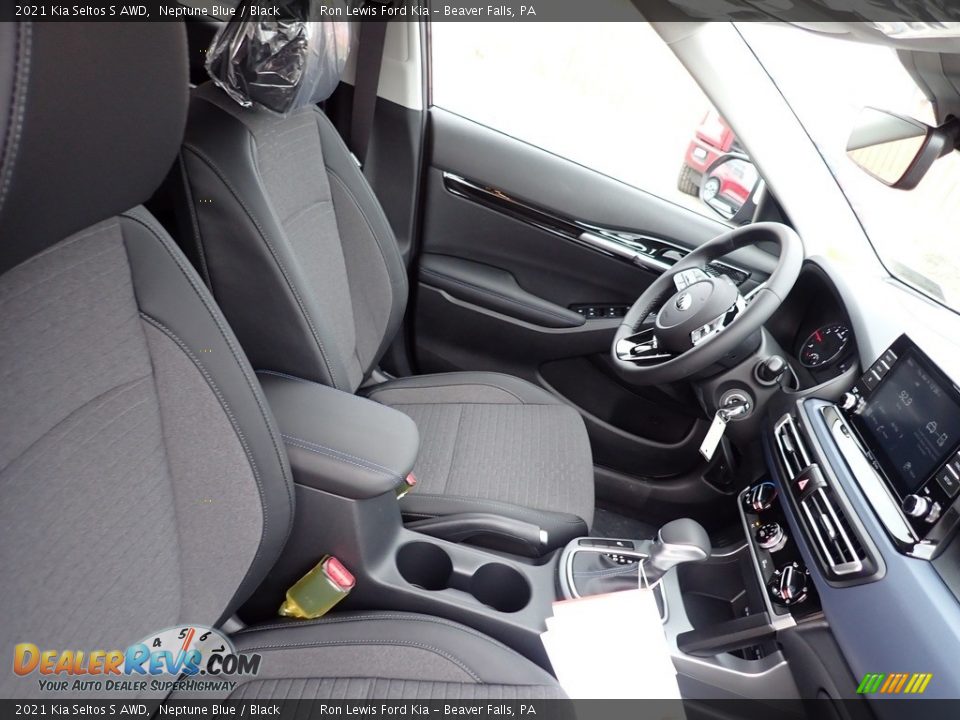 2021 Kia Seltos S AWD Neptune Blue / Black Photo #12