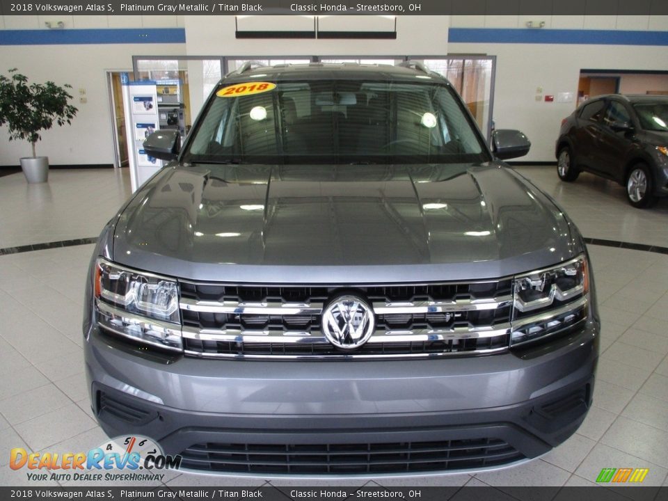2018 Volkswagen Atlas S Platinum Gray Metallic / Titan Black Photo #2