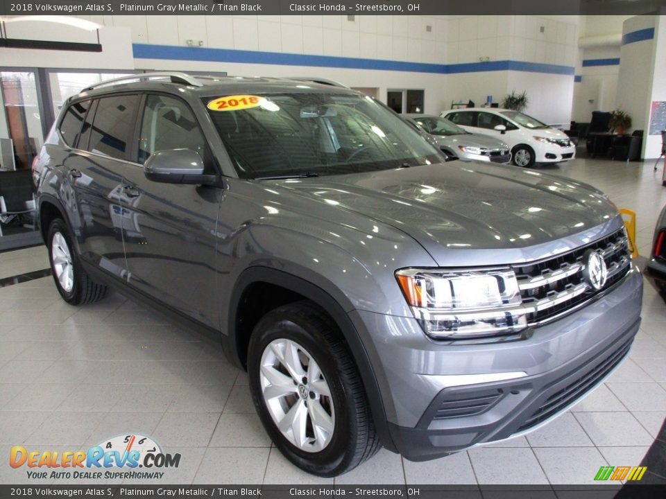 2018 Volkswagen Atlas S Platinum Gray Metallic / Titan Black Photo #3