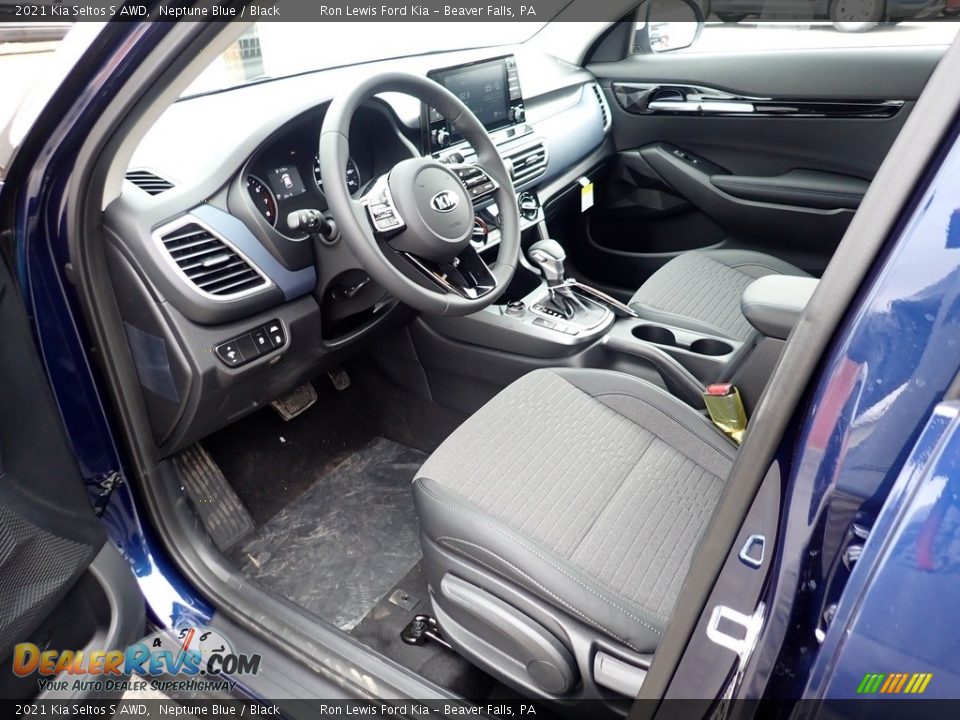 2021 Kia Seltos S AWD Neptune Blue / Black Photo #16