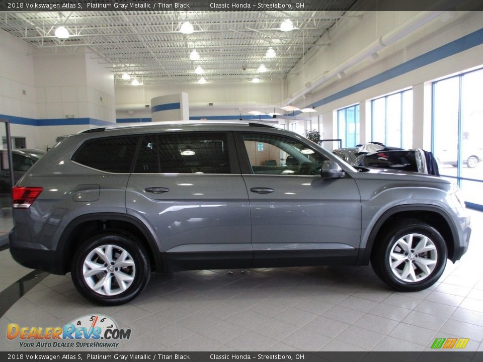 2018 Volkswagen Atlas S Platinum Gray Metallic / Titan Black Photo #4