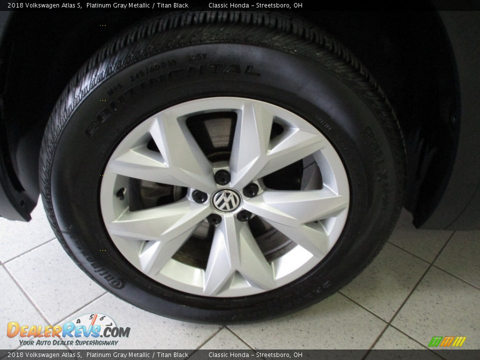 2018 Volkswagen Atlas S Platinum Gray Metallic / Titan Black Photo #12