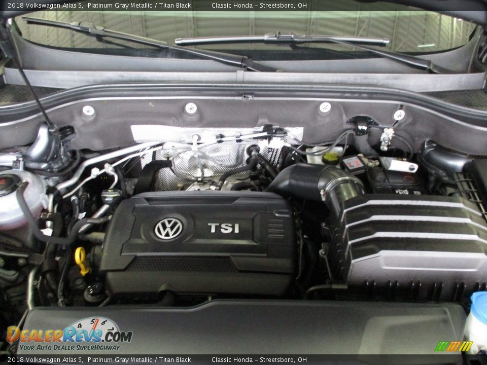2018 Volkswagen Atlas S Platinum Gray Metallic / Titan Black Photo #13