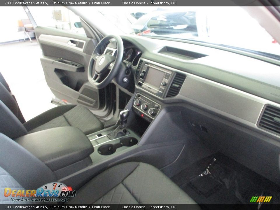 2018 Volkswagen Atlas S Platinum Gray Metallic / Titan Black Photo #15