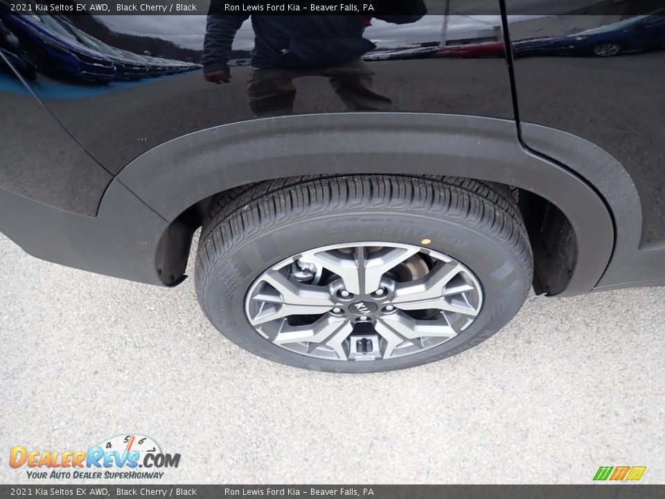 2021 Kia Seltos EX AWD Black Cherry / Black Photo #7