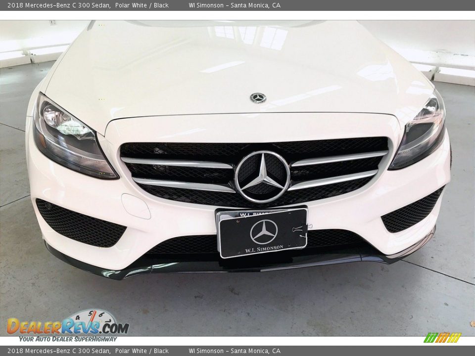 2018 Mercedes-Benz C 300 Sedan Polar White / Black Photo #30