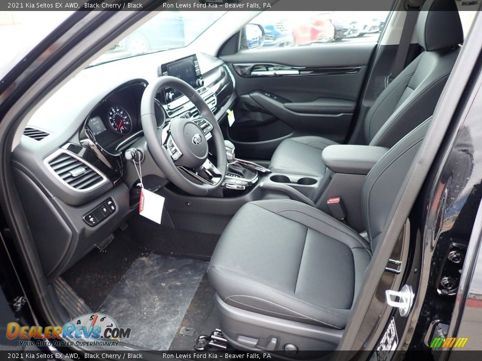 2021 Kia Seltos EX AWD Black Cherry / Black Photo #12