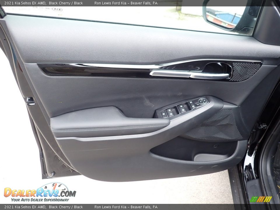 2021 Kia Seltos EX AWD Black Cherry / Black Photo #13